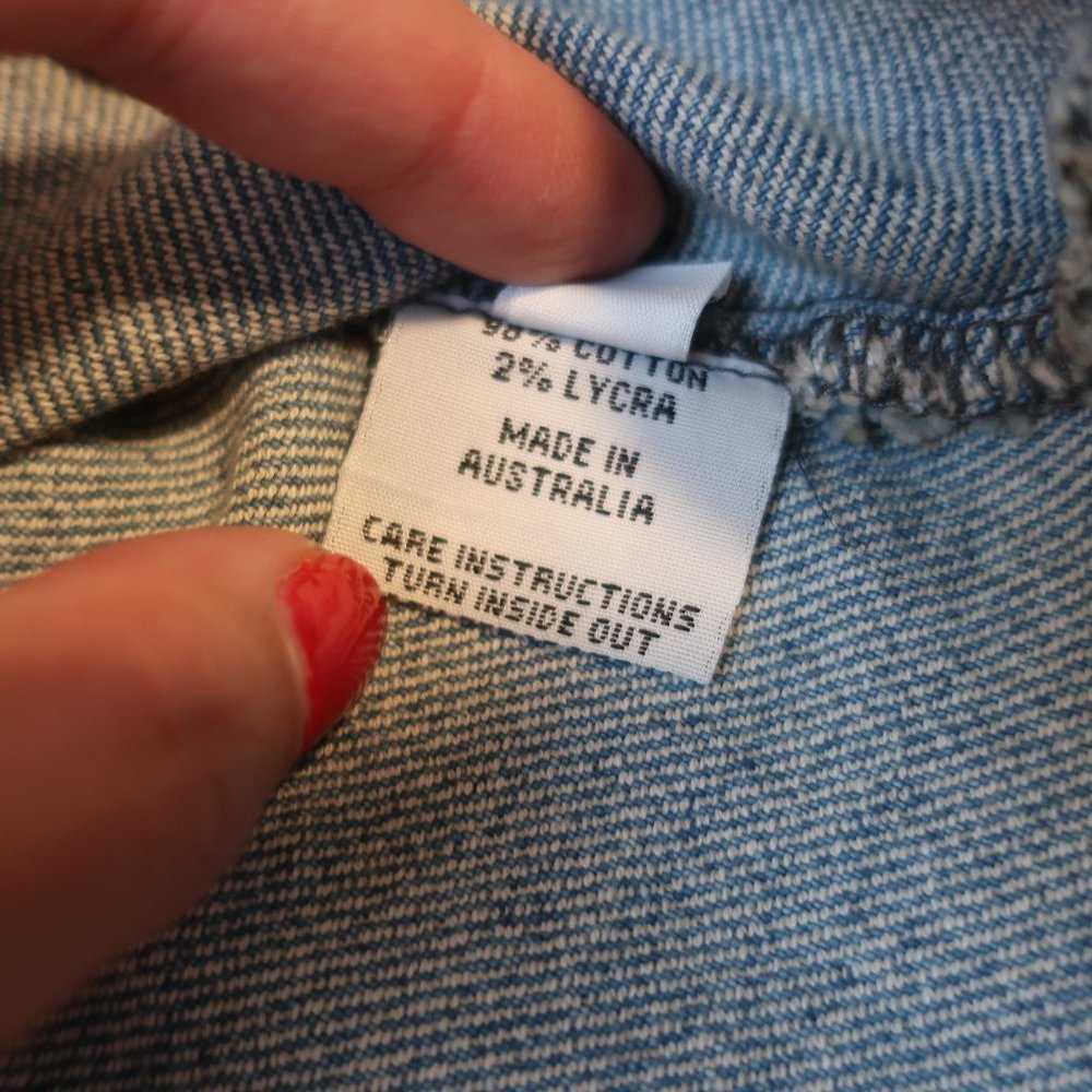 SASS & BIDE COLLECTIBLE Original collection - RUNWAY - denim top - Picture 7 of 7